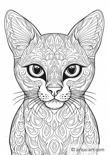 Page de coloriage mignonne de Jaguarondi pour les enfants